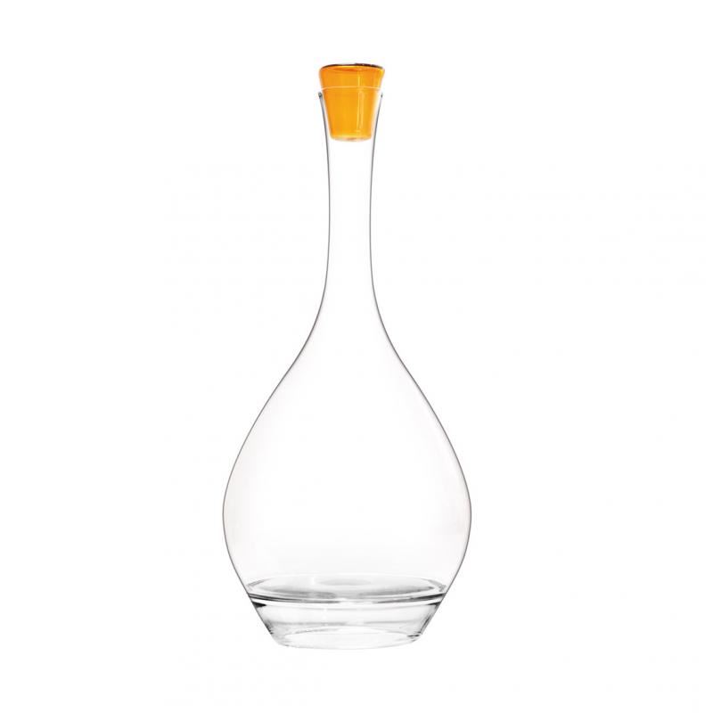L'Atelier du Vin 095504 Carafe Perchée Ronde öblös, talpas kancsó dugóval