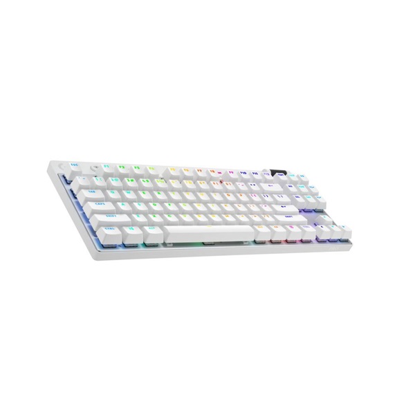 Logitech G PRO X TKL LIGHTSPEED vezeték nélküli RGB fehér gamer billentyűzet