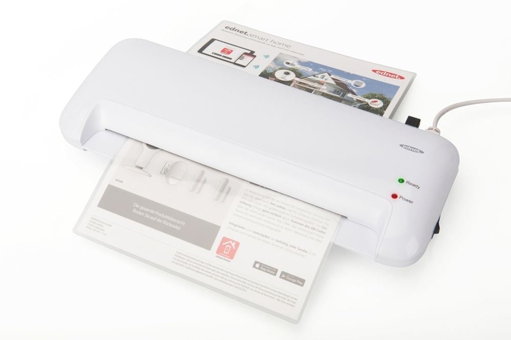 Ednet 91610 A4 laminálógép fehér Ednet 91610 A4 laminálógép fehér
