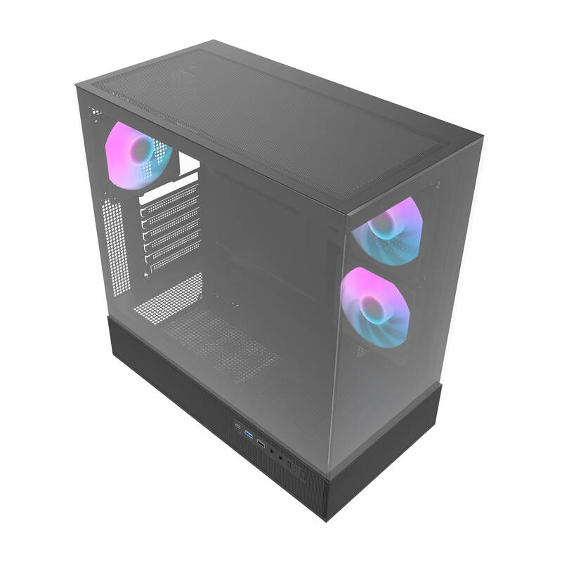 Darkflash DPX90 számítógépház Fekete 
