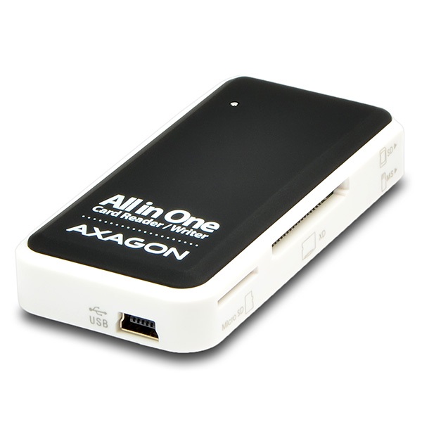 Axagon USB2.0 5 foglalatú külső kártyaolvasó fekete-fehér (CRE-X1) Axagon USB2.0 5 foglalatú külső kártyaolvasó fekete-fehér (CRE-X1)