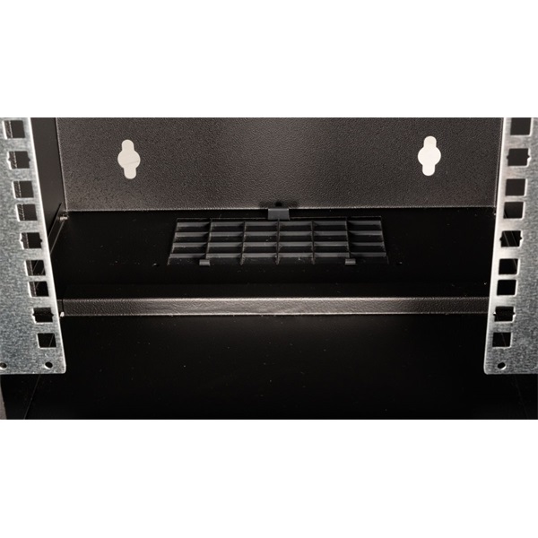 Equip Fali Rackszekrény   EWM-06-3030-B  10" 6U 300x300mm lapra szerelt Fekete 