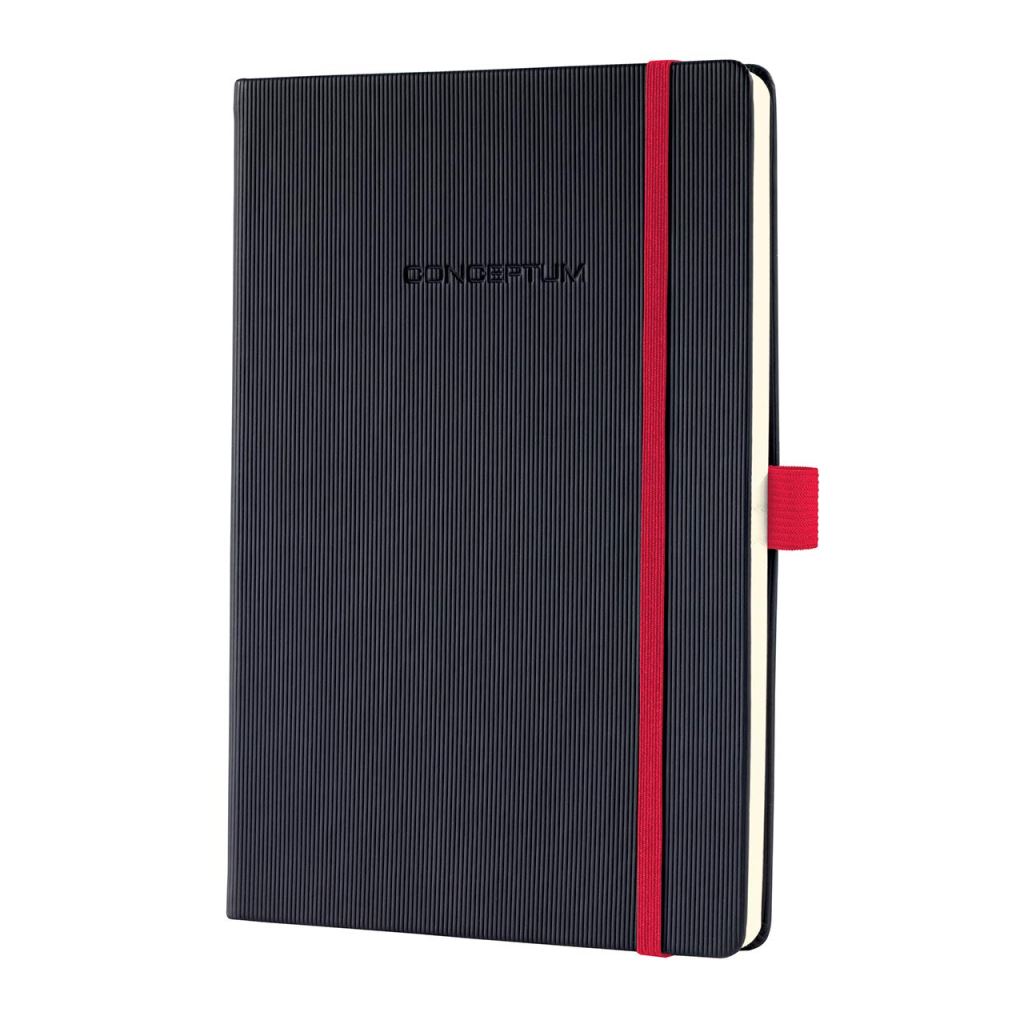 Sigel CO662 "Conceptum Red Edition" jegyzetfüzet A5, kockás, fekete-piros (SICO662) Sigel CO662 "Conceptum Red Edition" jegyzetfüzet A5, kockás, fekete-piros (SICO662)