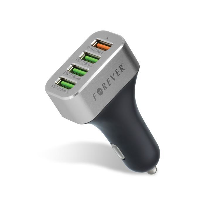 Forever 4xUSB autós gyorstöltő 30 W (FE458186) Forever 4xUSB autós gyorstöltő 30 W (FE458186)