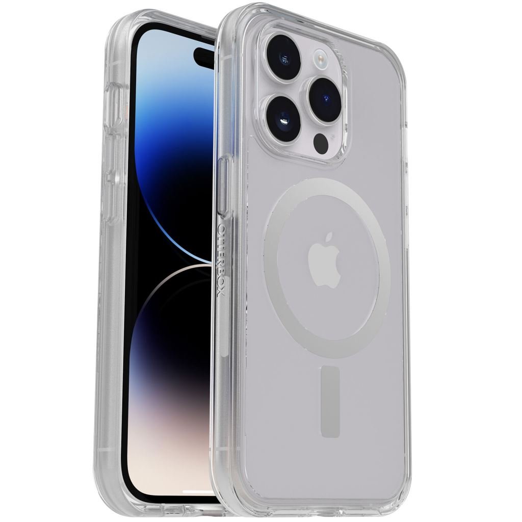 OtterBox Symmetry Series+ Antimicrobial iPhone 14 Pro Max MagSafe tok átlátszó (77-89267) OtterBox Symmetry Series+ Antimicrobial iPhone 14 Pro Max MagSafe tok átlátszó (77-89267)