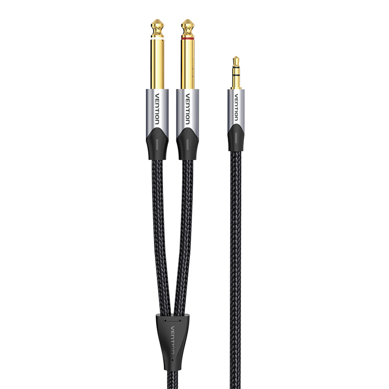 Vention BARHL Audiokábel mini jack 3,5 mm-es jack 6,35 mm-es hím  10m
