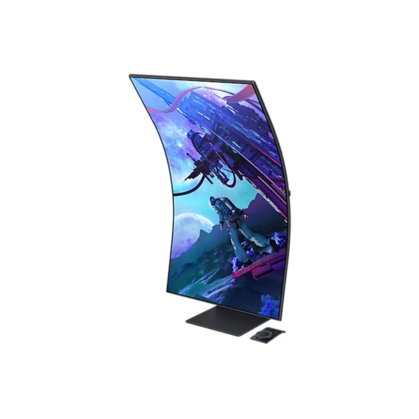 SAMSUNG G97NC Ívelt Gaming 165Hz VA monitor 55" 
