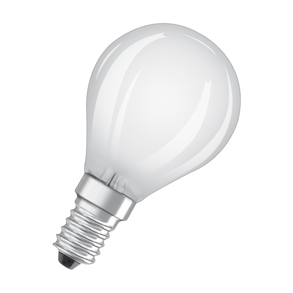 Osram Base matt üveg búra/4W/470lm/2700K/E14 LED kisgömb izzó 3 db Osram Base matt üveg búra/4W/470lm/2700K/E14 LED kisgömb izzó 3 db