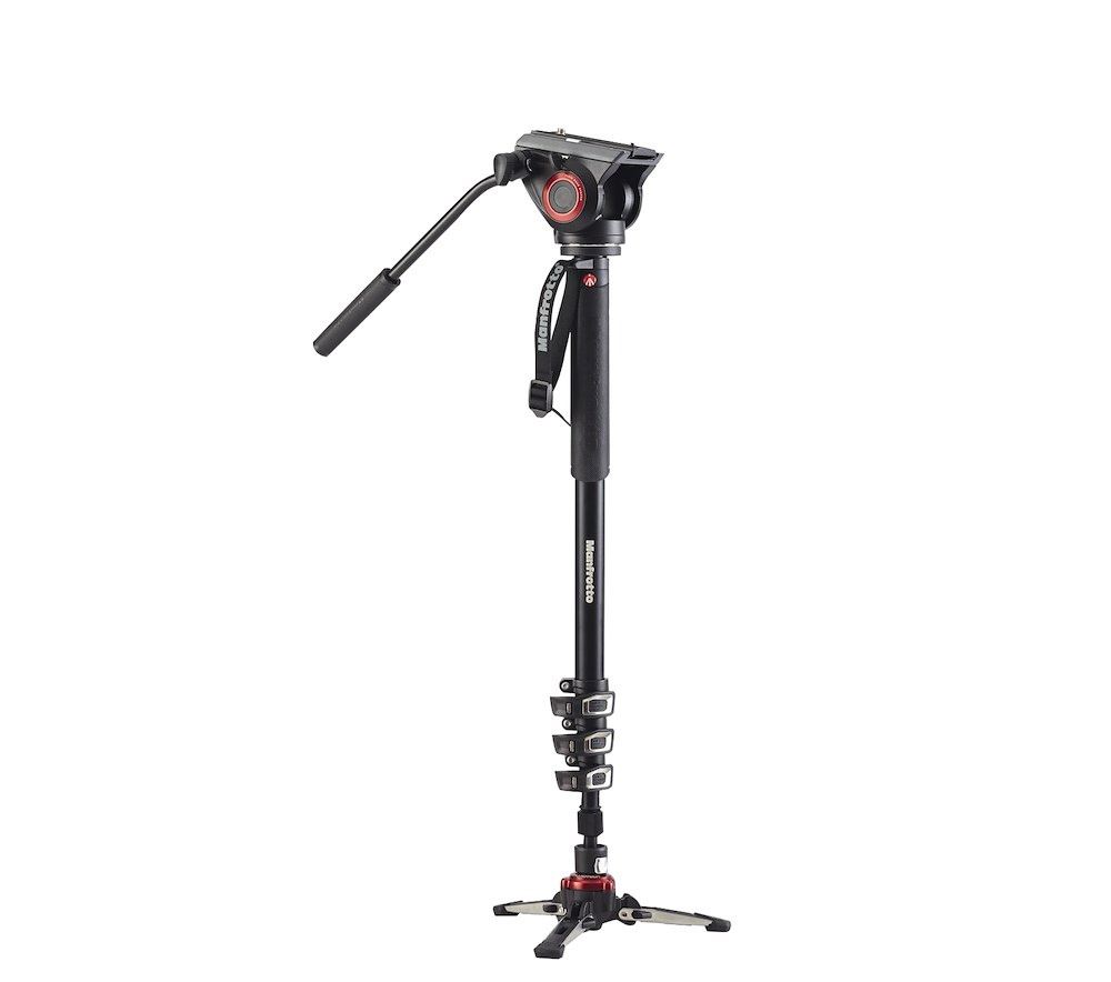 Manfrotto XPRO videó monopod + fluidtech talp + MVH500AH fluid fej (MVMXPRO500)