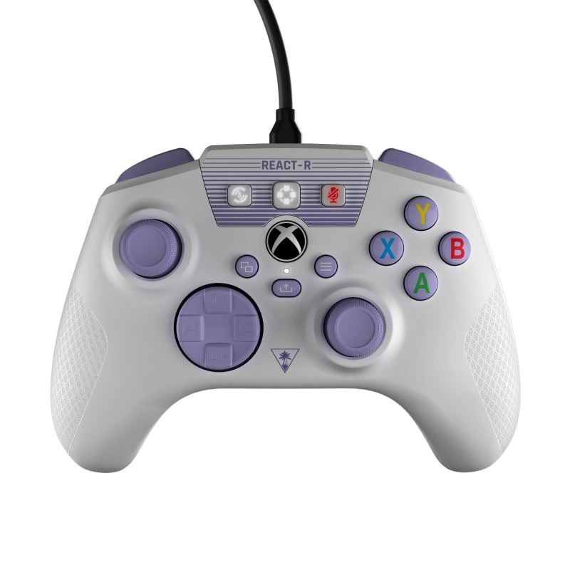 Turtle Beach REACT-R vezetékes Xbox kontroller fehér-lila (TBS-0732-02) Turtle Beach REACT-R vezetékes Xbox kontroller fehér-lila (TBS-0732-02)