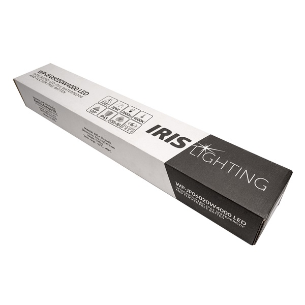 Iris Lighting JF60 integrált LED-es por-és páramentes lámpatest 20W (WP-JF06020W4000)