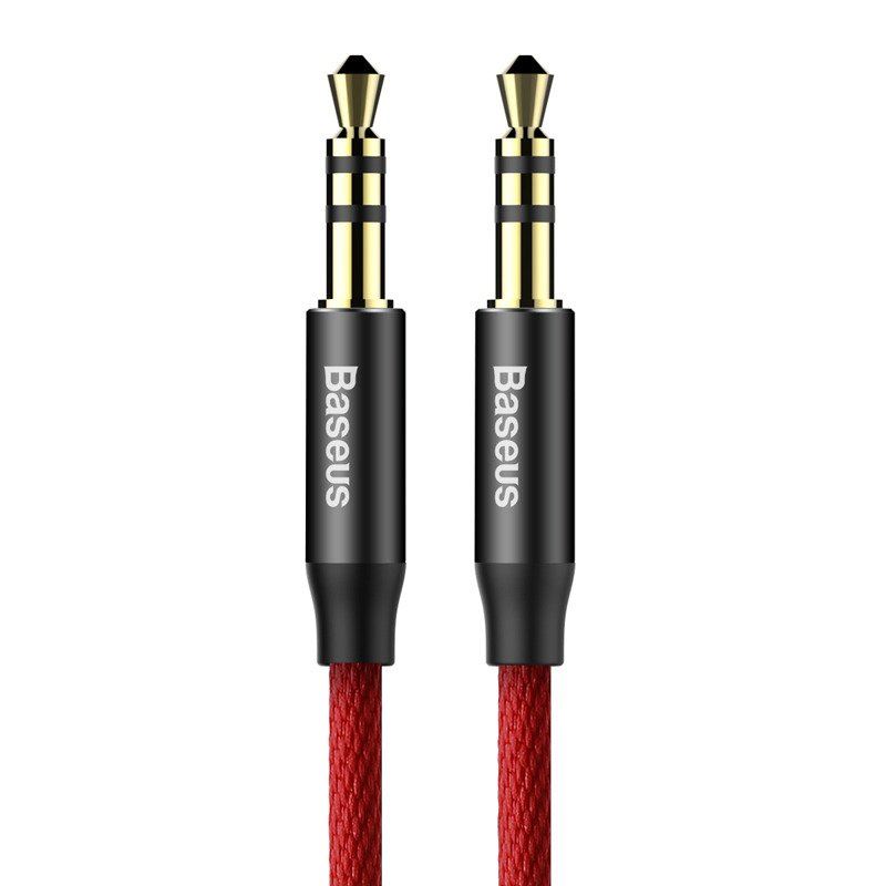 Baseus Yiven AUX mini jack audiokábel 3,5mm 1m piros (CAM30-B91) Baseus Yiven AUX mini jack audiokábel 3,5mm 1m piros (CAM30-B91)