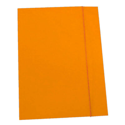 Fornax Gumis mappa A4, 600g. FC karton  Glossy narancs (A-400966)