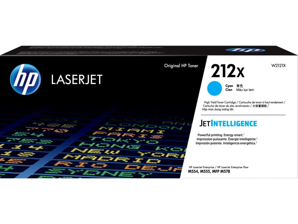HP 212X LaserJet tonerkazetta kék (W2121X)