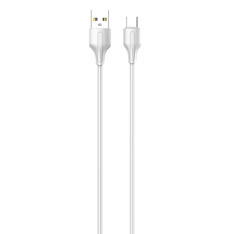 USB to USB-C cable LDNIO LS541, 2.1A, 1m (white) USB to USB-C cable LDNIO LS541, 2.1A, 1m (white)