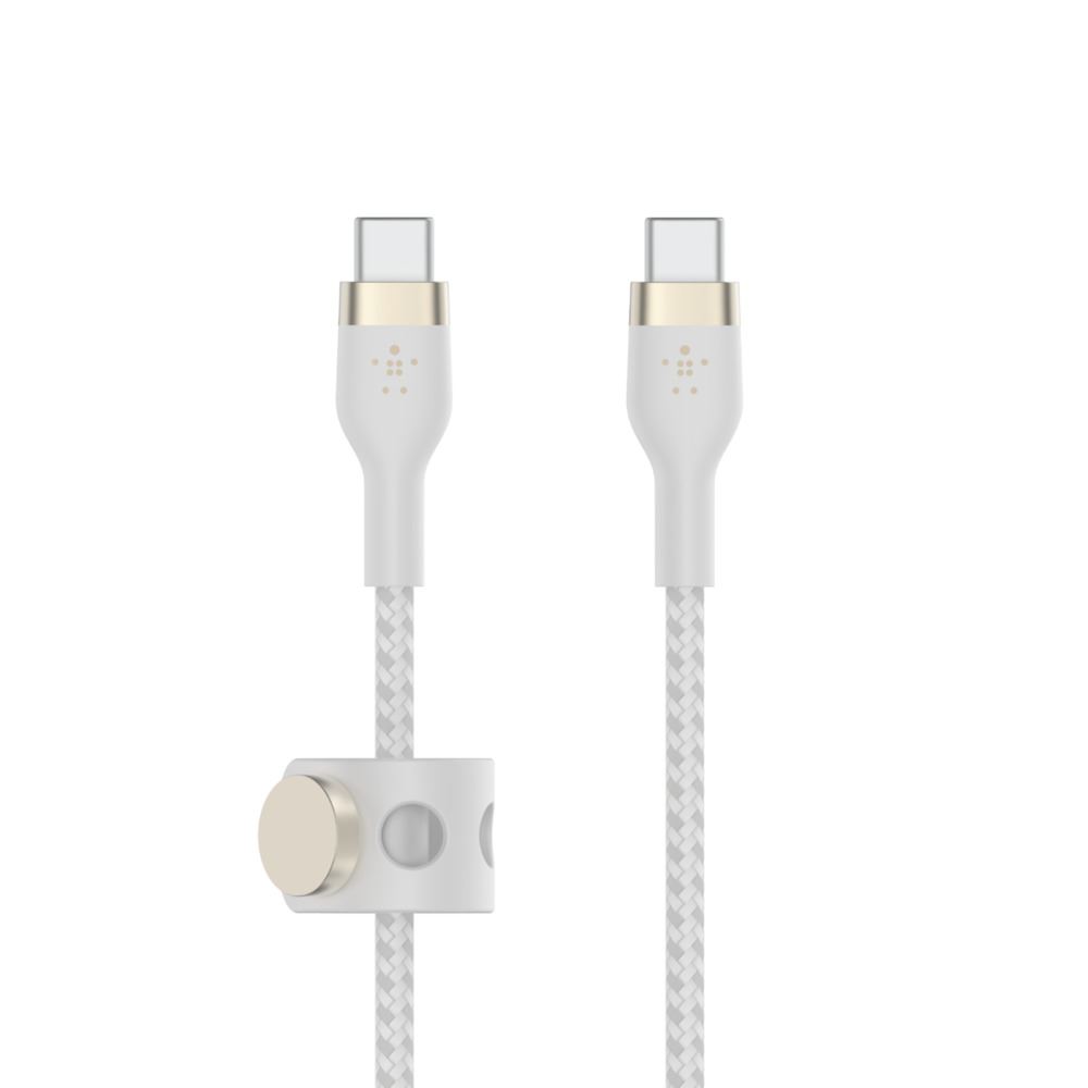 Belkin BOOST CHARGE PRO Flex USB-C - USB-C kábel 1m fehér (CAB011bt1MWH) Belkin BOOST CHARGE PRO Flex USB-C - USB-C kábel 1m fehér (CAB011bt1MWH)
