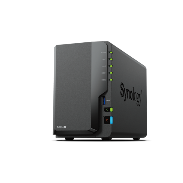 SYNOLOGY DS224+ Intel Celeron J4125 NAS 2 fiókos SYNOLOGY DS224+ Intel Celeron J4125 NAS 2 fiókos