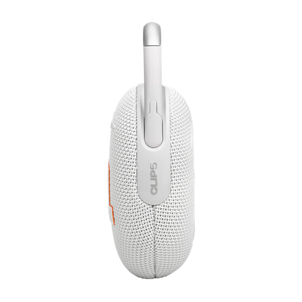 JBL Clip 5 WHT fehér hordozható Bluetooth hangszóró JBL Clip 5 WHT fehér hordozható Bluetooth hangszóró