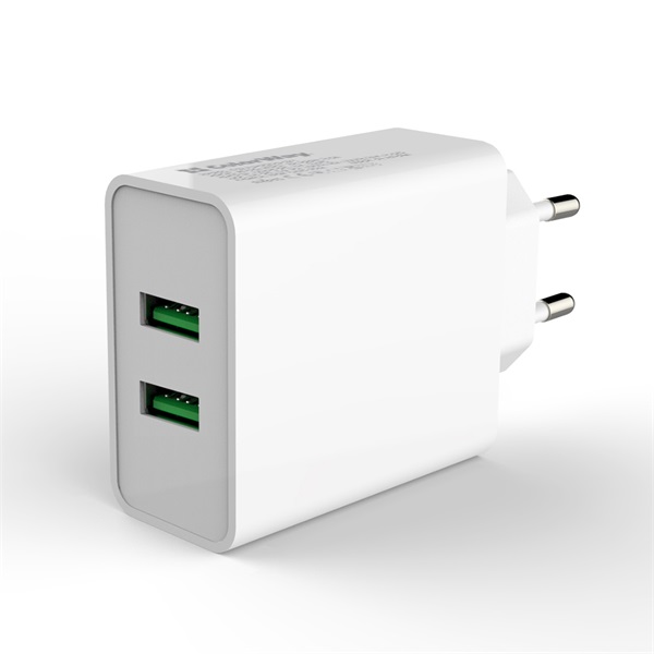 COLORWAY CW-CHS017Q-WT USB töltő adapter  2USB Quick Charge 3.0 (36W) Fehér 
