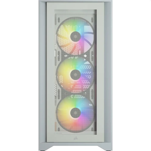 CORSAIR iCUE 4000X RGB számítógépház Fehér
