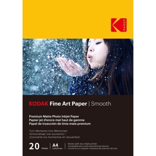 KODAK Fine Art Smooth 230g A4  20db fotópapír   