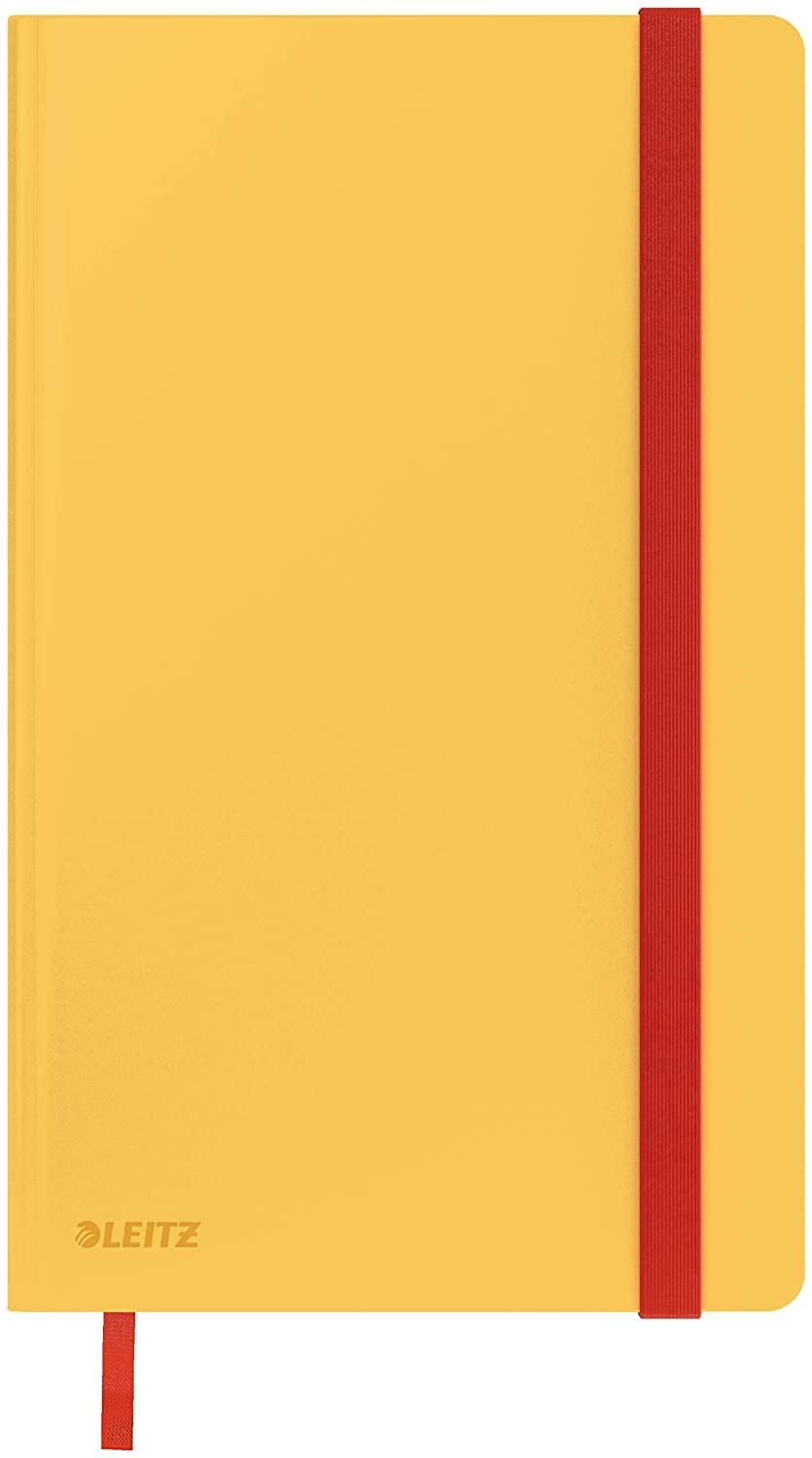 Leitz Cosy Soft Touch keményfedeles A5 jegyzetfüzet kockás, meleg sárga (44540019)