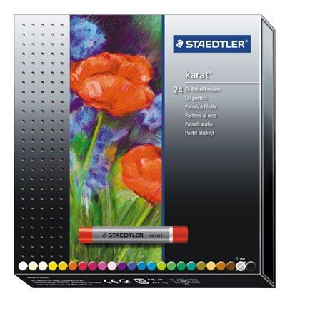 STAEDTLER "Karat" olajpasztell kréta 24 különböző szín (2420 C24 / TS24020C24) STAEDTLER "Karat" olajpasztell kréta 24 különböző szín (2420 C24 / TS24020C24)