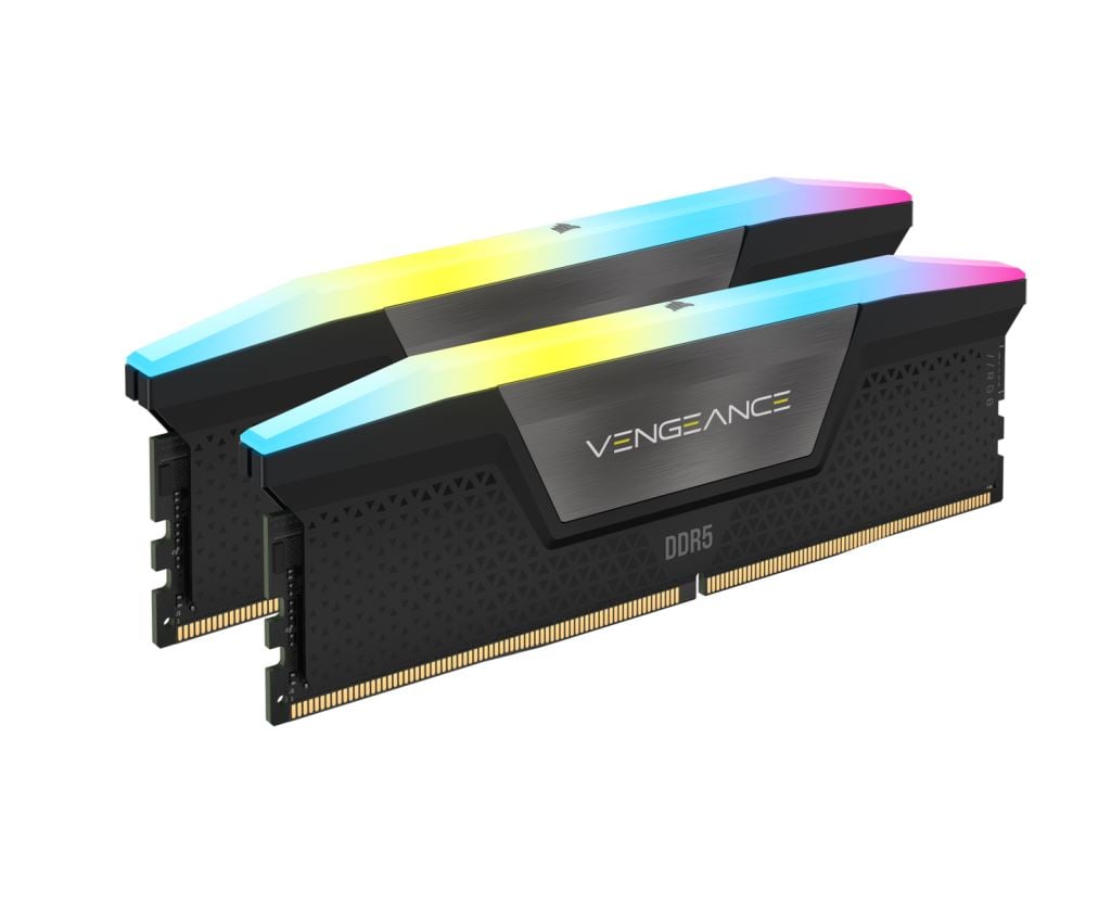 32GB 5200MHz DDR5 RAM Corsair VENGEANCE RGB CL40 (2x16GB) (CMH32GX5M2B5200C40)