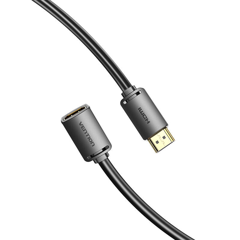 HDMI-A Male to HDMI-A Female 4K HD PVC Cable 3m Vention AHCBI (Black) HDMI-A Male to HDMI-A Female 4K HD PVC Cable 3m Vention AHCBI (Black)