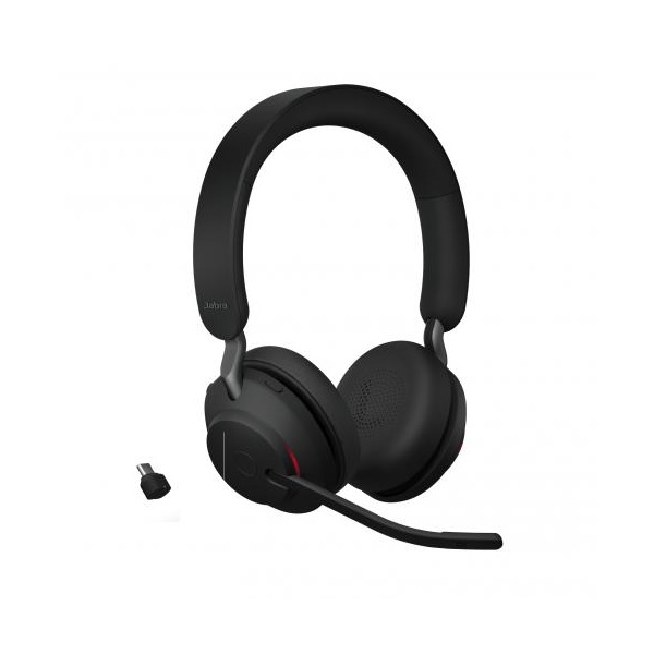 JABRA Evolve2 65 MS Stereo Bluetooth, USB-C Vezeték Nélküli Fejhallgató 