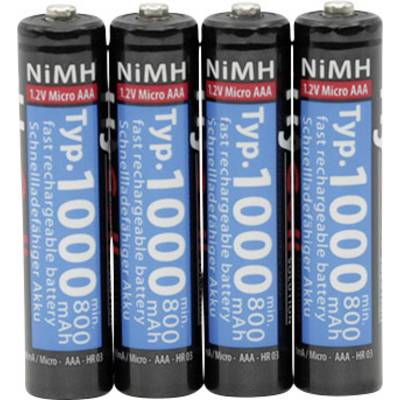 Mikroceruza akku AAA NiMH, 1,2V 1000 mAh, 4 db, HyCell HR3, HR03, UO100557, DC2400, DC2400B4N, LR03 Mikroceruza akku AAA NiMH, 1,2V 1000 mAh, 4 db, HyCell HR3, HR03, UO100557, DC2400, DC2400B4N, LR03