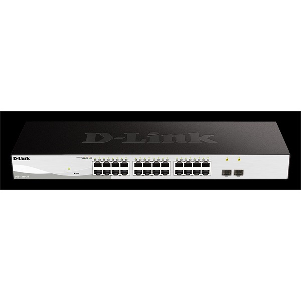 D-LINK DGS-1210-26/E 24x1000Mbps + 2xGigabit SFP Menedzselhető Rackes Switch D-LINK DGS-1210-26/E 24x1000Mbps + 2xGigabit SFP Menedzselhető Rackes Switch