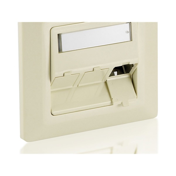 Equip Keystone Fali aljzat   760304 3 port  Cat6 UTP Fehér 