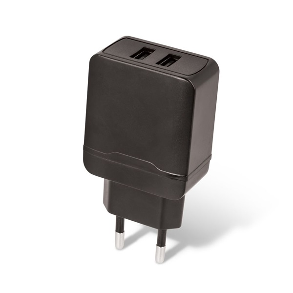 Maxlife TF-0013 2xUSB-s hálózati töltő 2.1A fekete