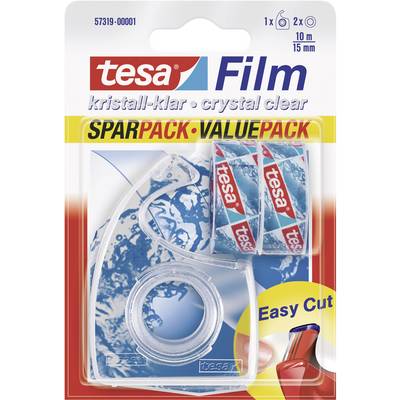 Kristálytiszta ragasztószalag Tesafilm® Crystal-Clear 10 m x 15 mm TESA 57319 Kristálytiszta ragasztószalag Tesafilm® Crystal-Clear 10 m x 15 mm TESA 57319