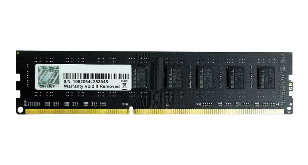 2GB 1333MHz DDR3 RAM G. Skill Value (F3-10600CL9S-2GBNS)