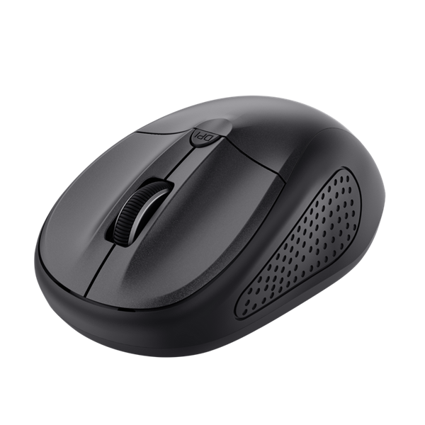 Trust Egér Notebook Vezeték Nélküli - Primo Bluetooth (Optikai érzékelő; 1600dpi; Beépített akkumulátor; fekete)