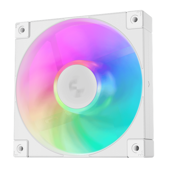 DeepCool Cooler 12cm FD12 ARGB WH PWM Fehér