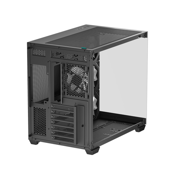 DeepCool CG530 4F ablakos 4x12cm A-RGB  BTF  ATX Számítógépház Fekete  