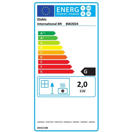 Bewello BW2024 elektromos beépíthető kandalló