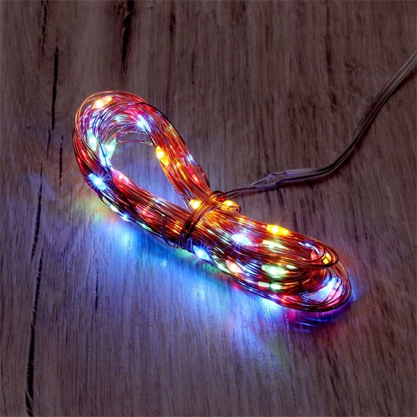 IRIS 2 programos 10m/IPX3 szabványos/több színű/100db LED-es/napelemes fénydekoráció  (274-04) IRIS 2 programos 10m/IPX3 szabványos/több színű/100db LED-es/napelemes fénydekoráció  (274-04)