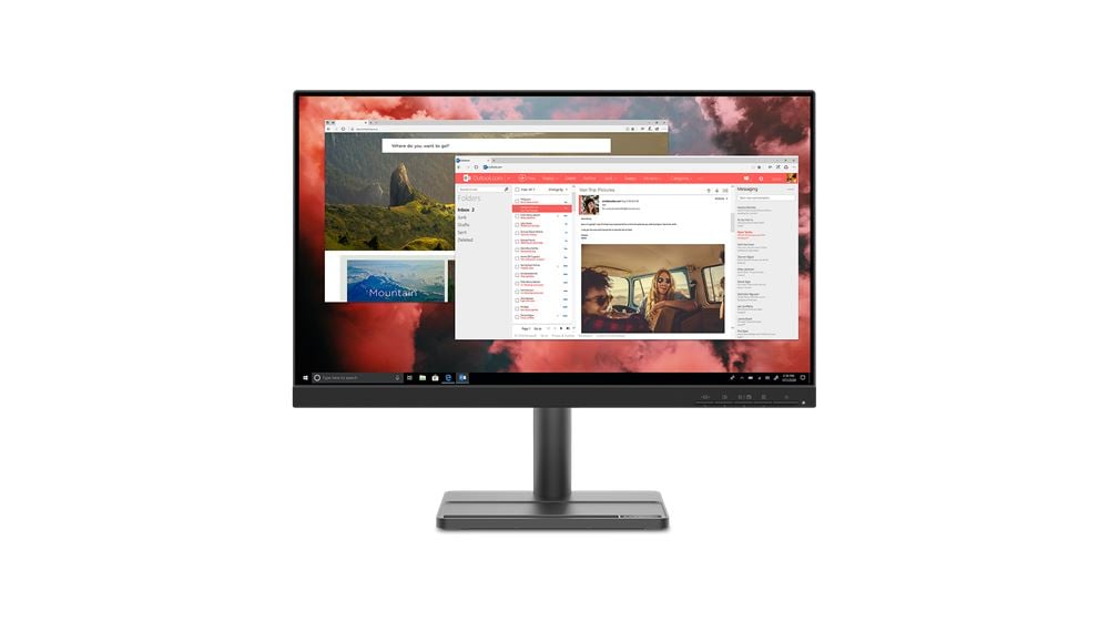 22" Lenovo L22e-30 LCD monitor fekete (66CBKAC1EU)
