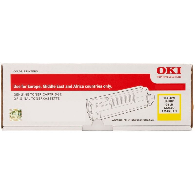 OKI 45862837 festékkazetta sárga