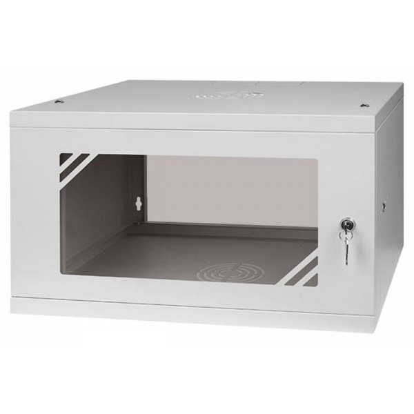 Stalflex 6U fali rack szekrény 19" 450mm szürke (RC19-6U-450GG)