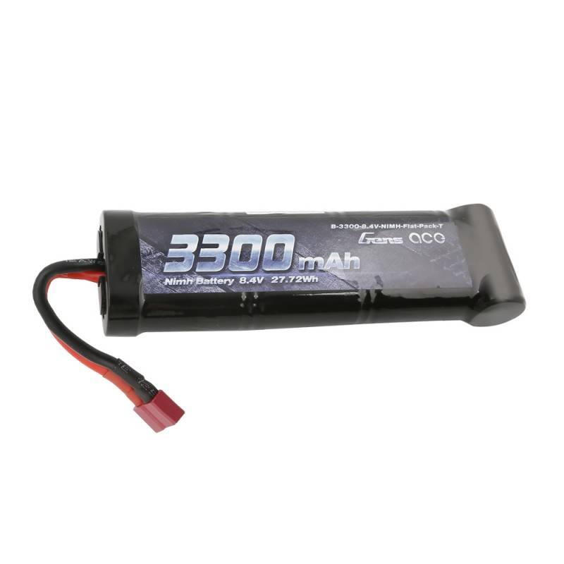 Gens Ace 3300mAh 8.4V NiMH Flat T-Dean akkumulátor Gens Ace 3300mAh 8.4V NiMH Flat T-Dean akkumulátor