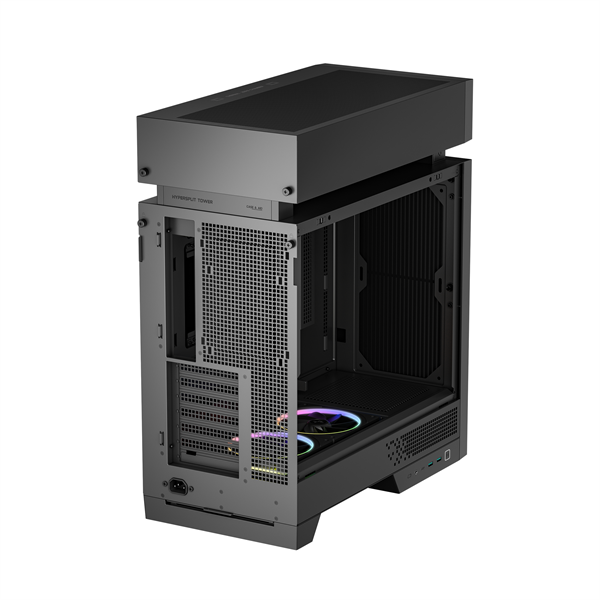 DeepCool  CL660 2x120mm A-RGB  ATX Számítógépház  Fekete