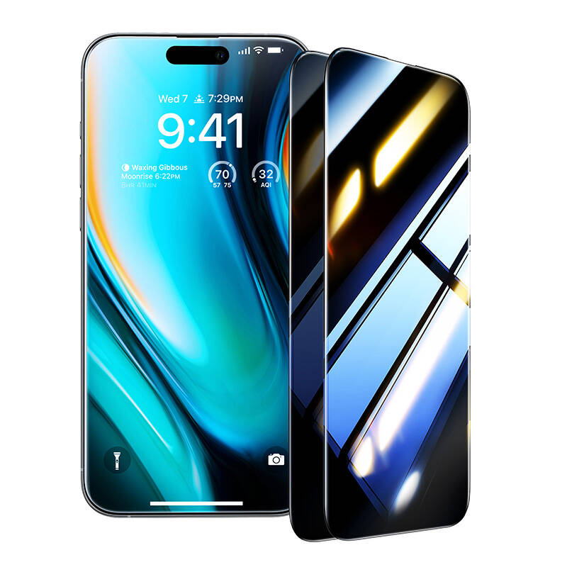 Mester adatvédelmi üveg telepítése iPhone 16 Plus készülékhez Mester adatvédelmi üveg telepítése iPhone 16 Plus készülékhez