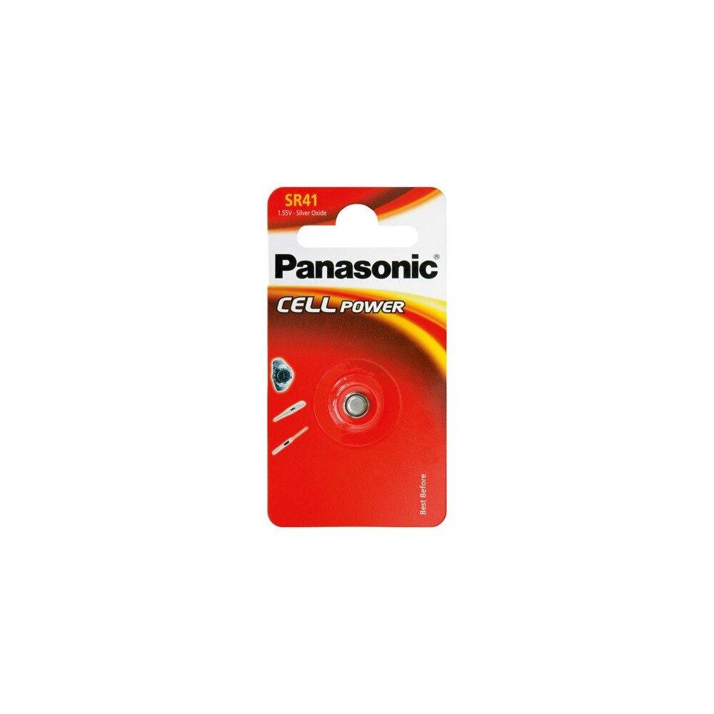 Panasonic SR41EL/1B ezüst-oxid gombelem (1db / bliszter) Panasonic SR41EL/1B ezüst-oxid gombelem (1db / bliszter)