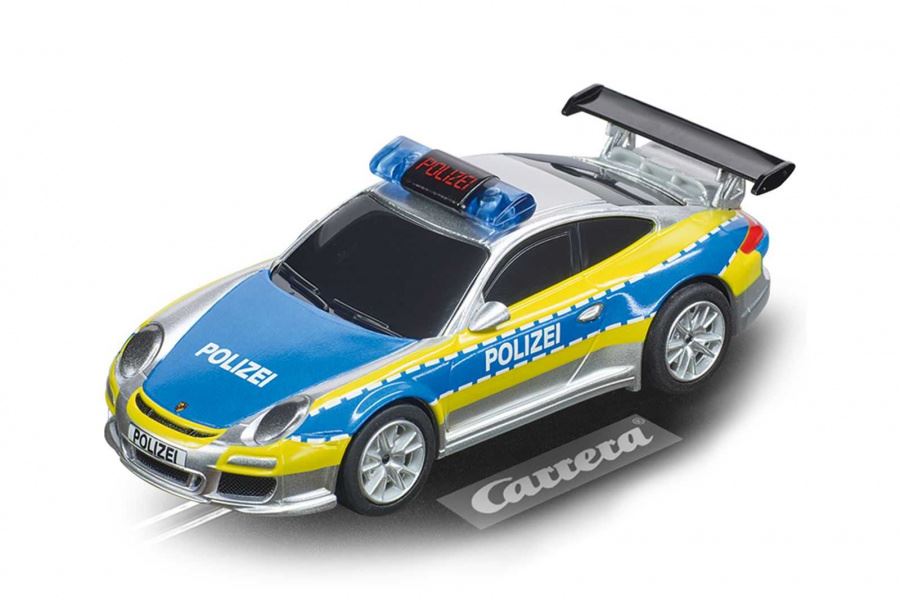 Carrera Auto GO/GO+ 64174 Porsche 911 GT3 Polizei pályaautó (GCG2361)