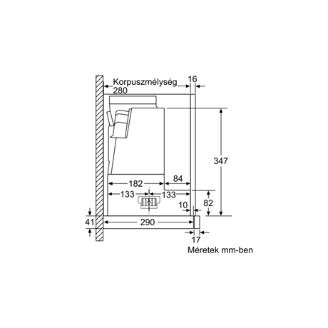 Bosch DFS067A51 PÁRAELSZÍVÓ BEÉPÍTHETŐ